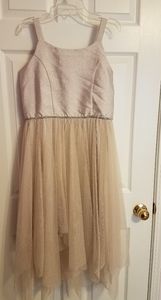Dressy Champagne Colored Girl's Dress